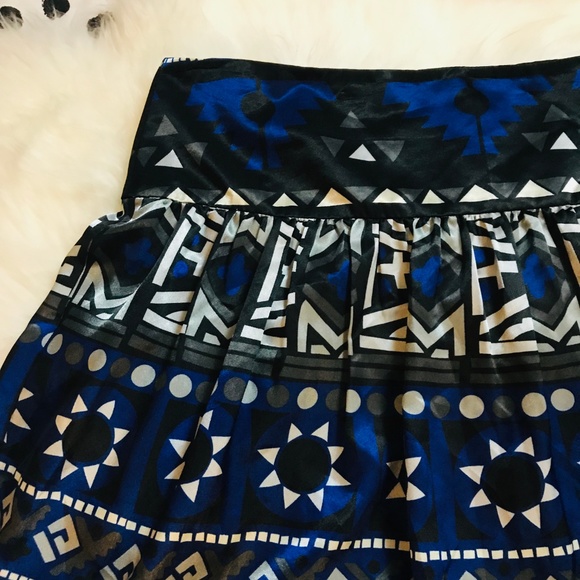 NICOLE MILLER A-Line Swing Satin Party Skirt sz 12 - Picture 2 of 8